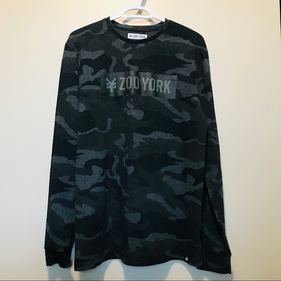 Zoo York Long Sleeve Camouflaged T Shirt